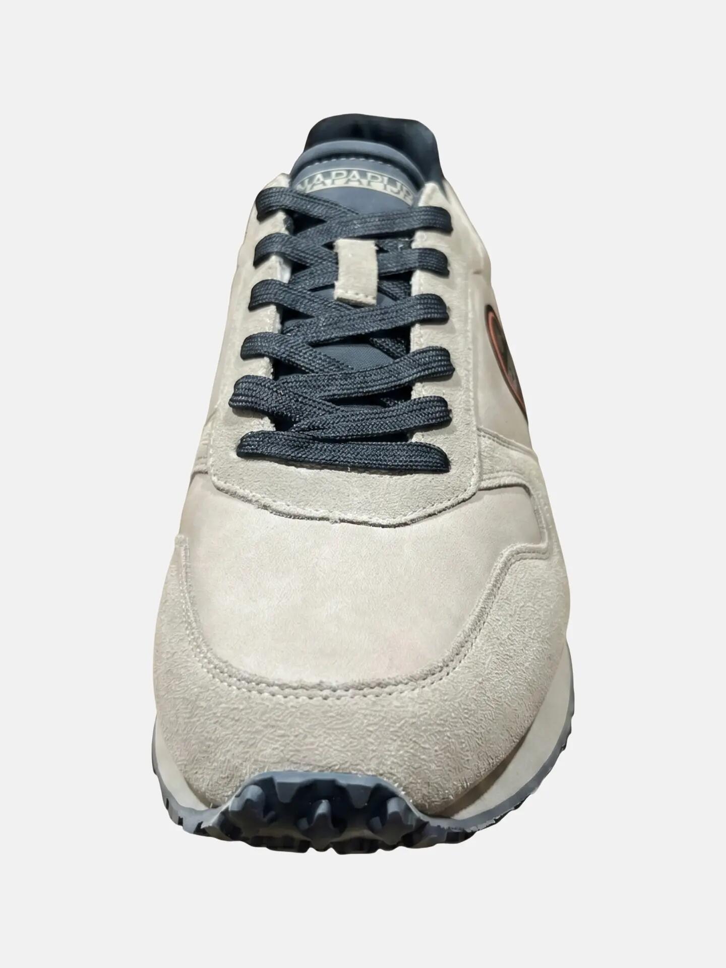 Adidași Napapijri Bărbați Gri Piele Platform cu Șireturi 5/7