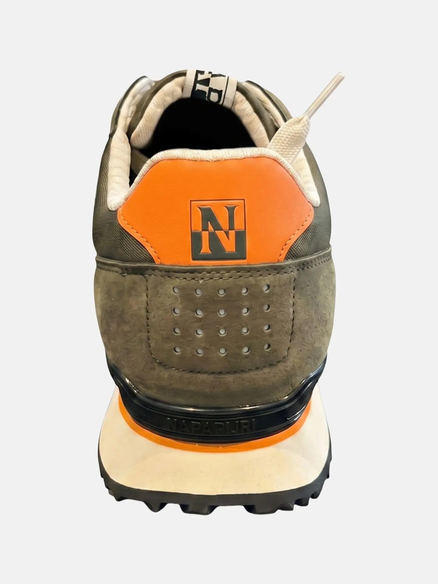 Napapijri Heren Sneakers Bruin Grijs met Veters - Platform Casual 2/6