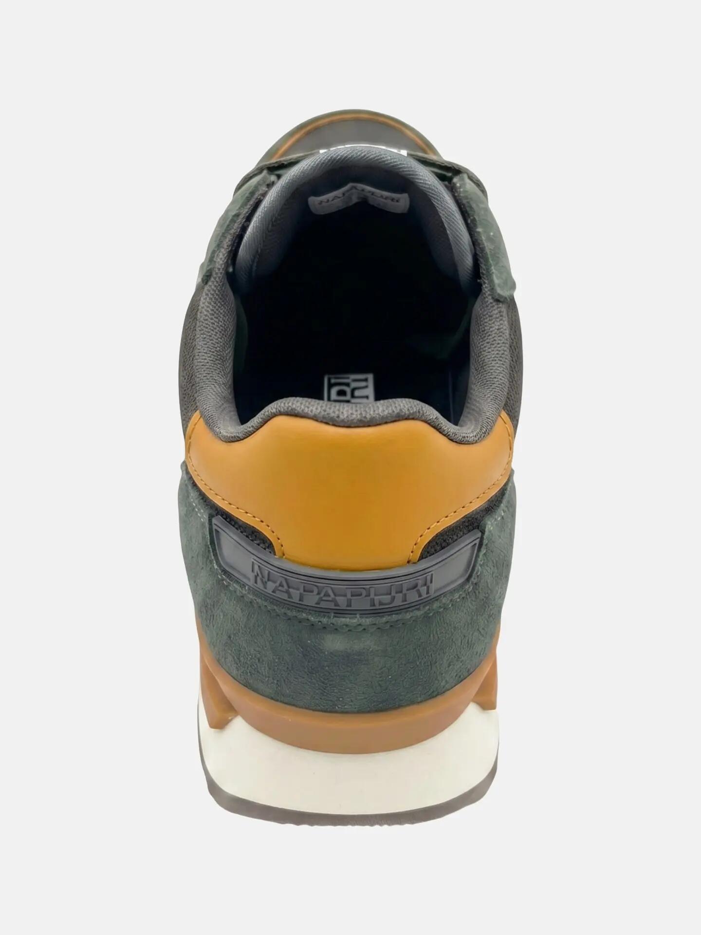 Sneakers bărbați Napapijri verde cu șireturi - Platform casual 2/7