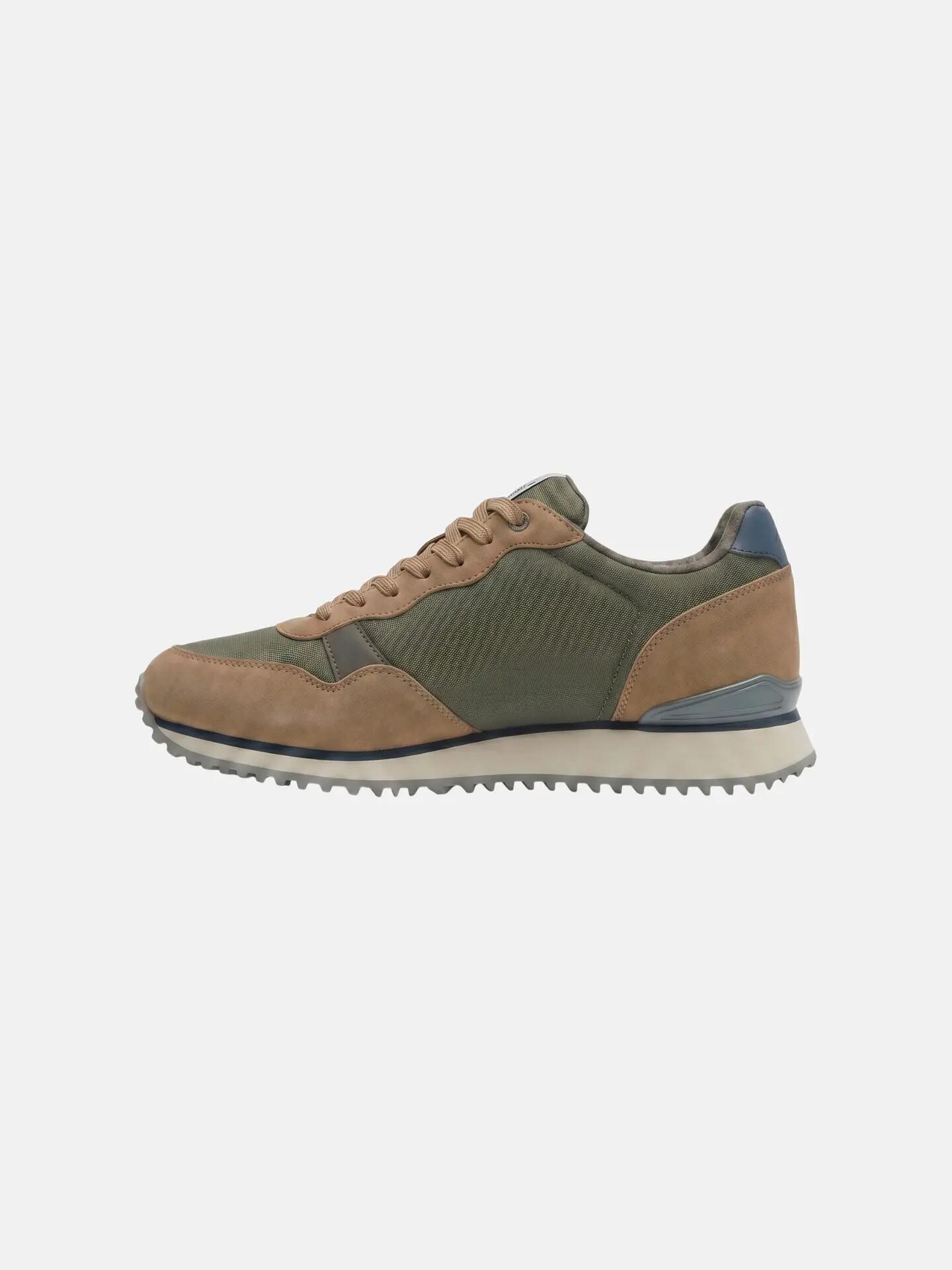 Adidași Bărbați Napapijri Maro și Piele cu Șireturi - Platform Casual 4/7