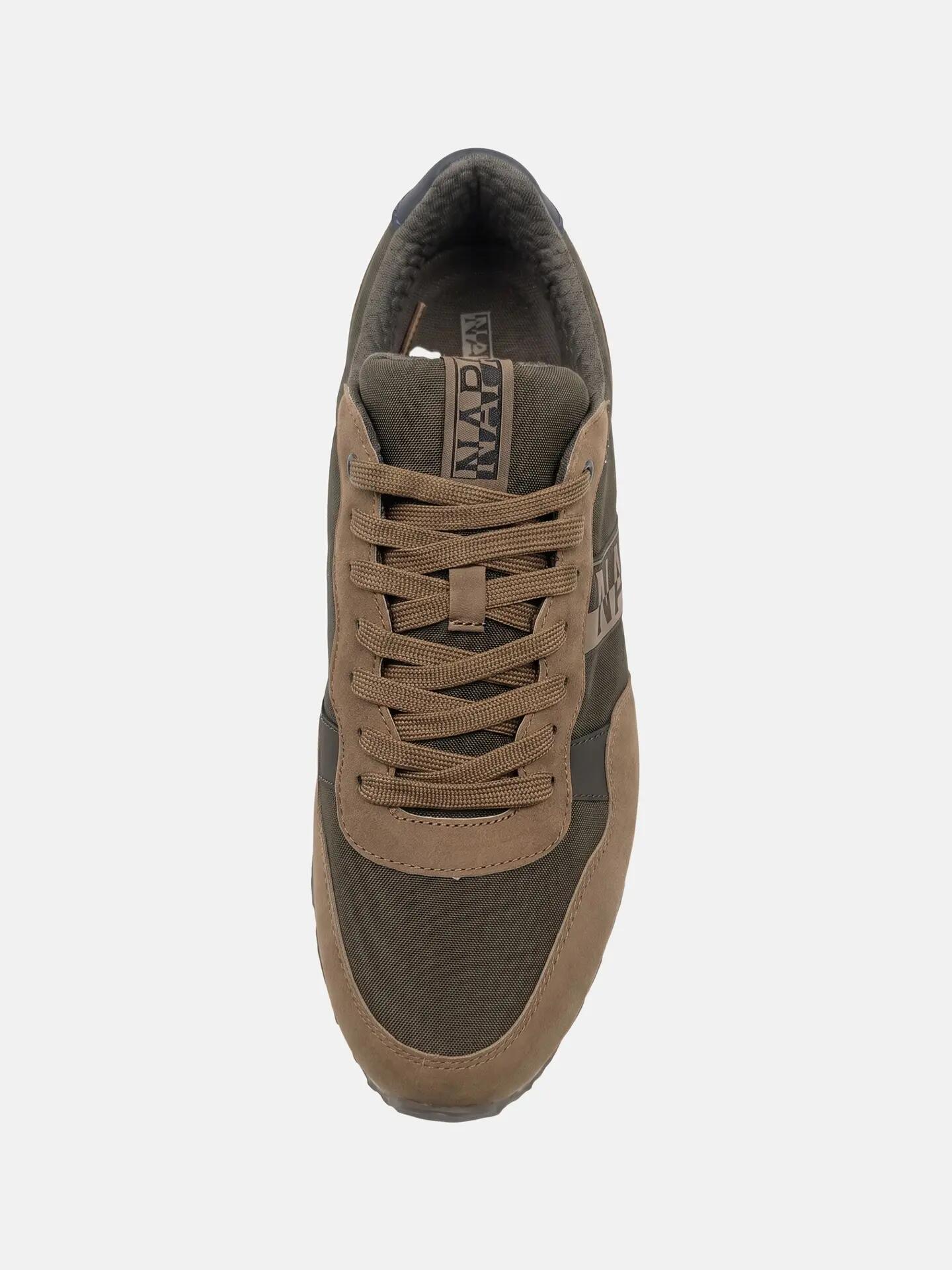 Adidași Bărbați Napapijri Maro și Piele cu Șireturi - Platform Casual 3/7