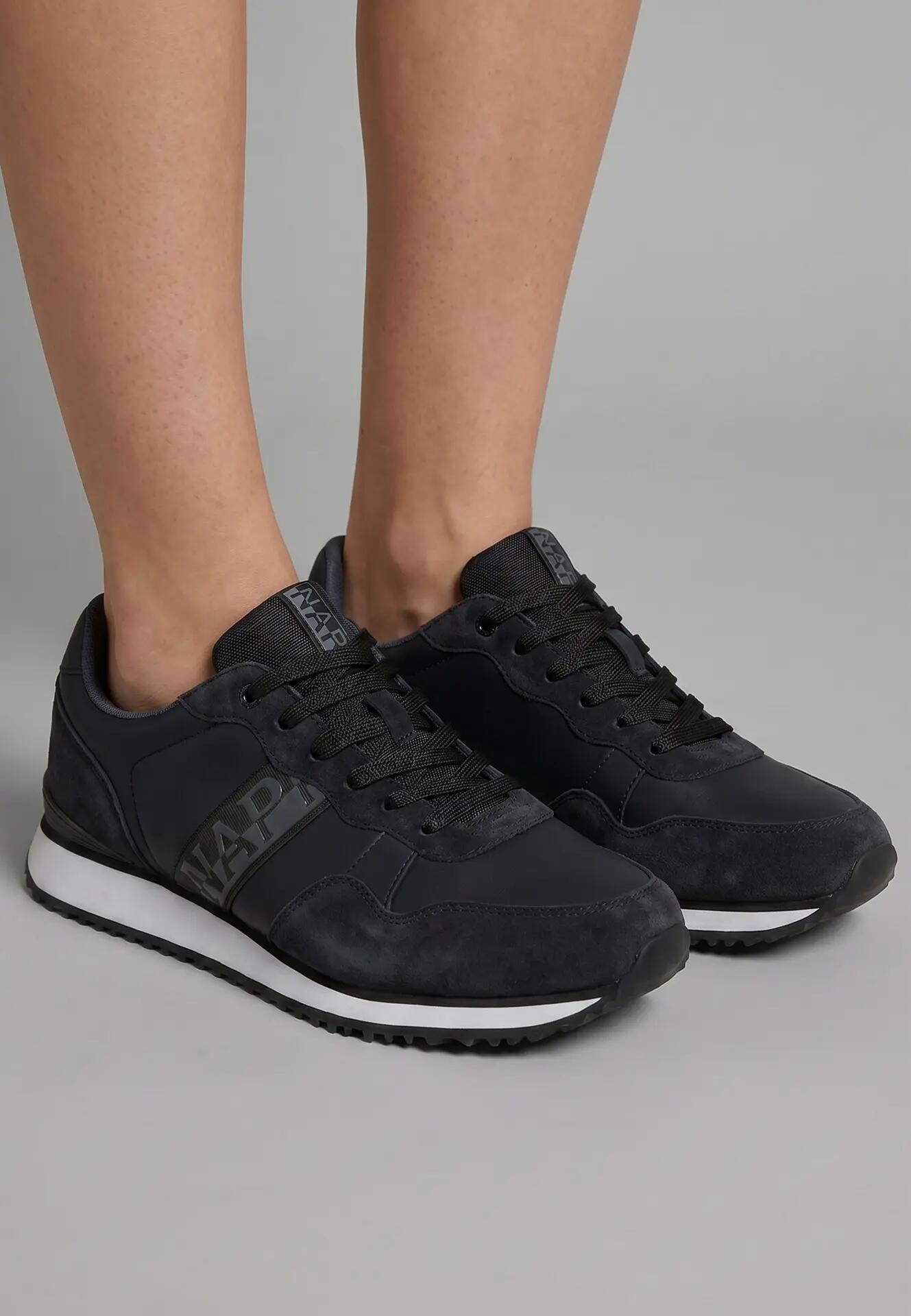 Adidași Napapijri bărbați negri cu șireturi - Casual platform 6/7