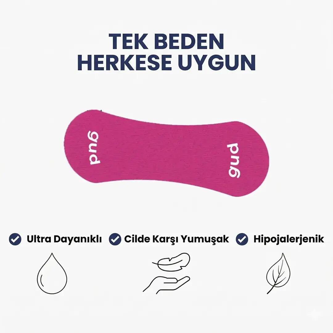 Gudsport Spor Burun Bantları 30 Adet Pembe Renk 1/6