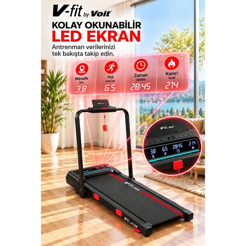 Voit Flow Katlanabilir Koşu Bandı