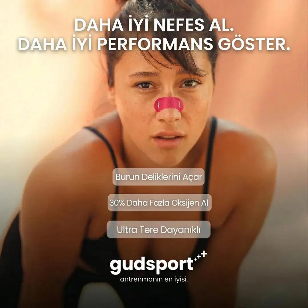 Gudsport Spor Burun Bantları 30 Adet Pembe Renk 4/6