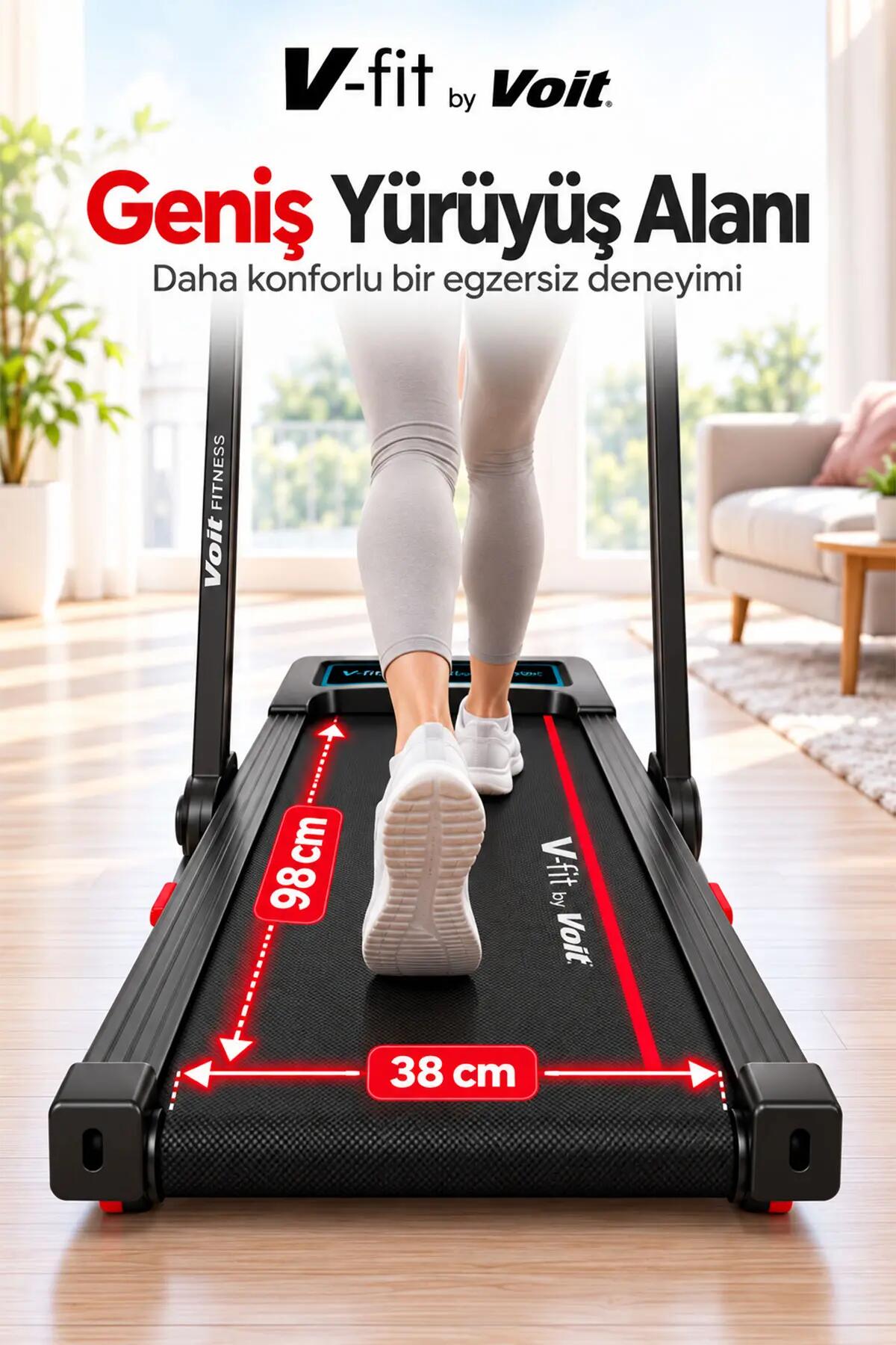 Voit Flow Katlanabilir Koşu Bandı 3/7