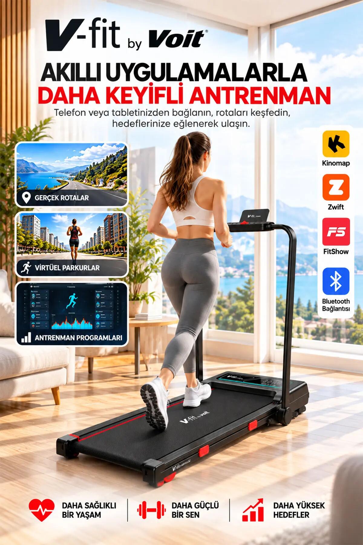 Voit Flow Katlanabilir Koşu Bandı 2/7