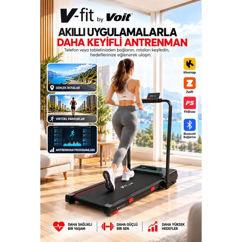 Voit Flow Katlanabilir Koşu Bandı