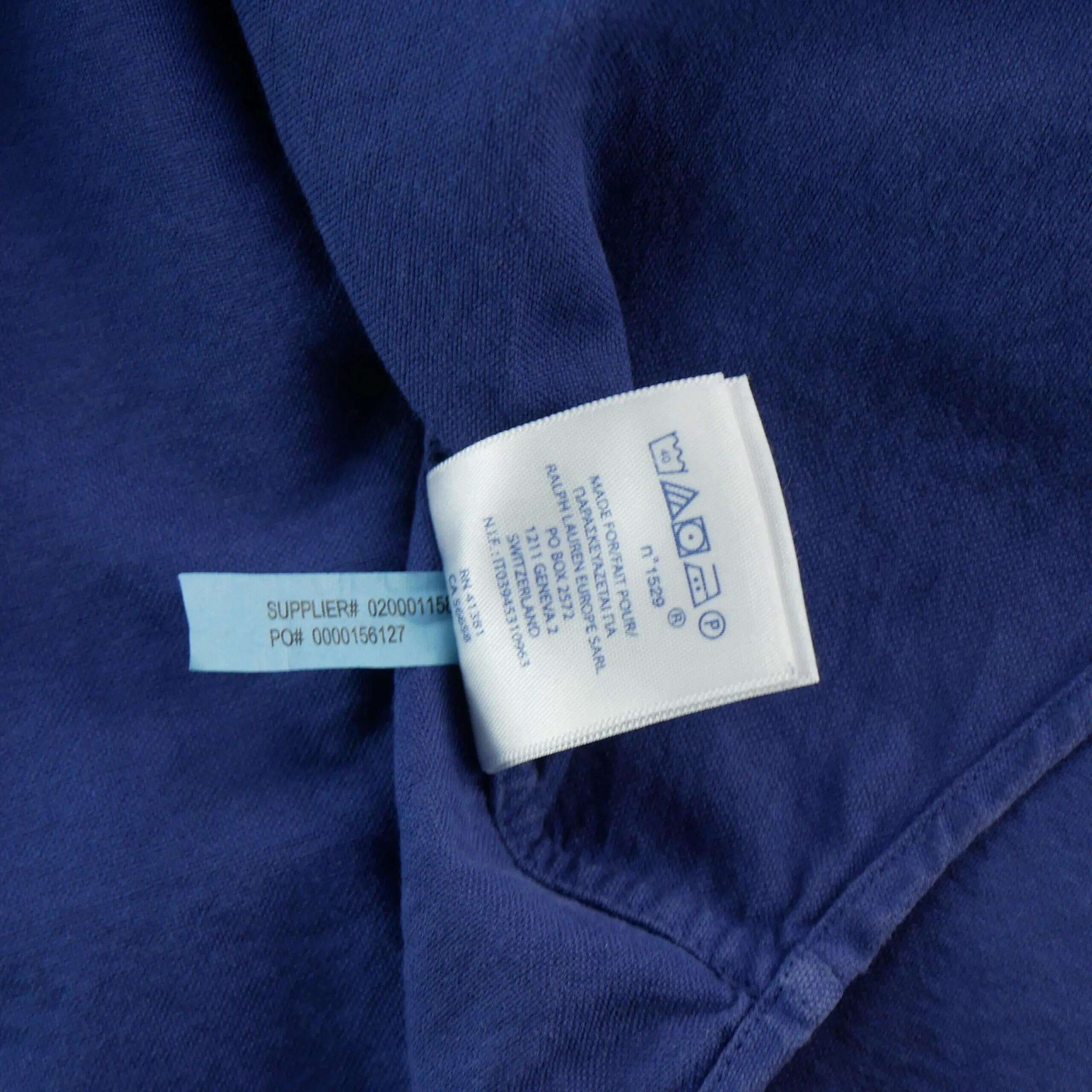 Second life - Classic shirts Men plain Blue - Very good 6/6