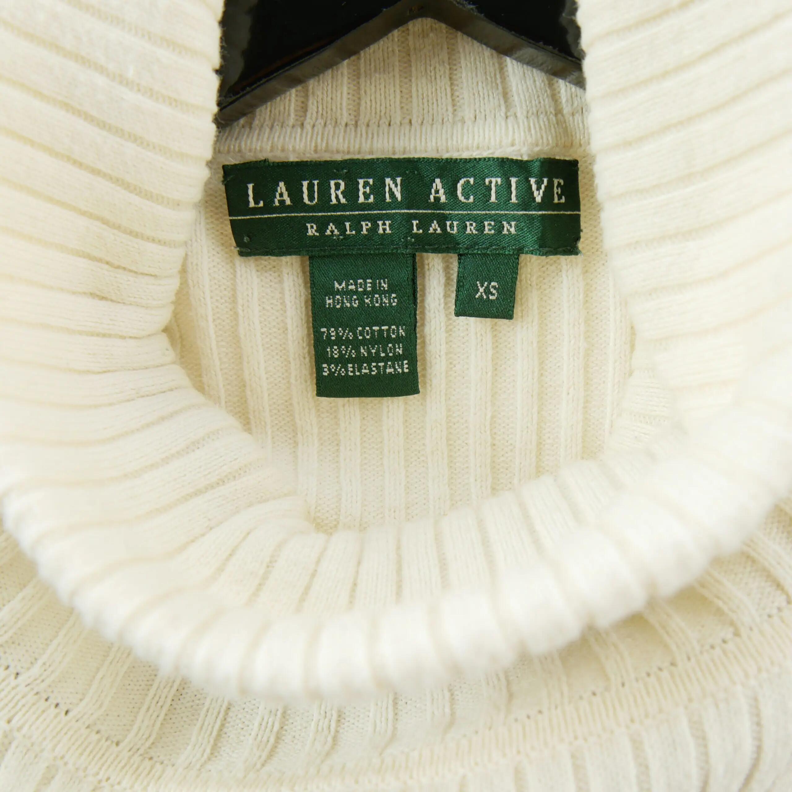 Női pulóver Lauren Active bézs színben 7/7