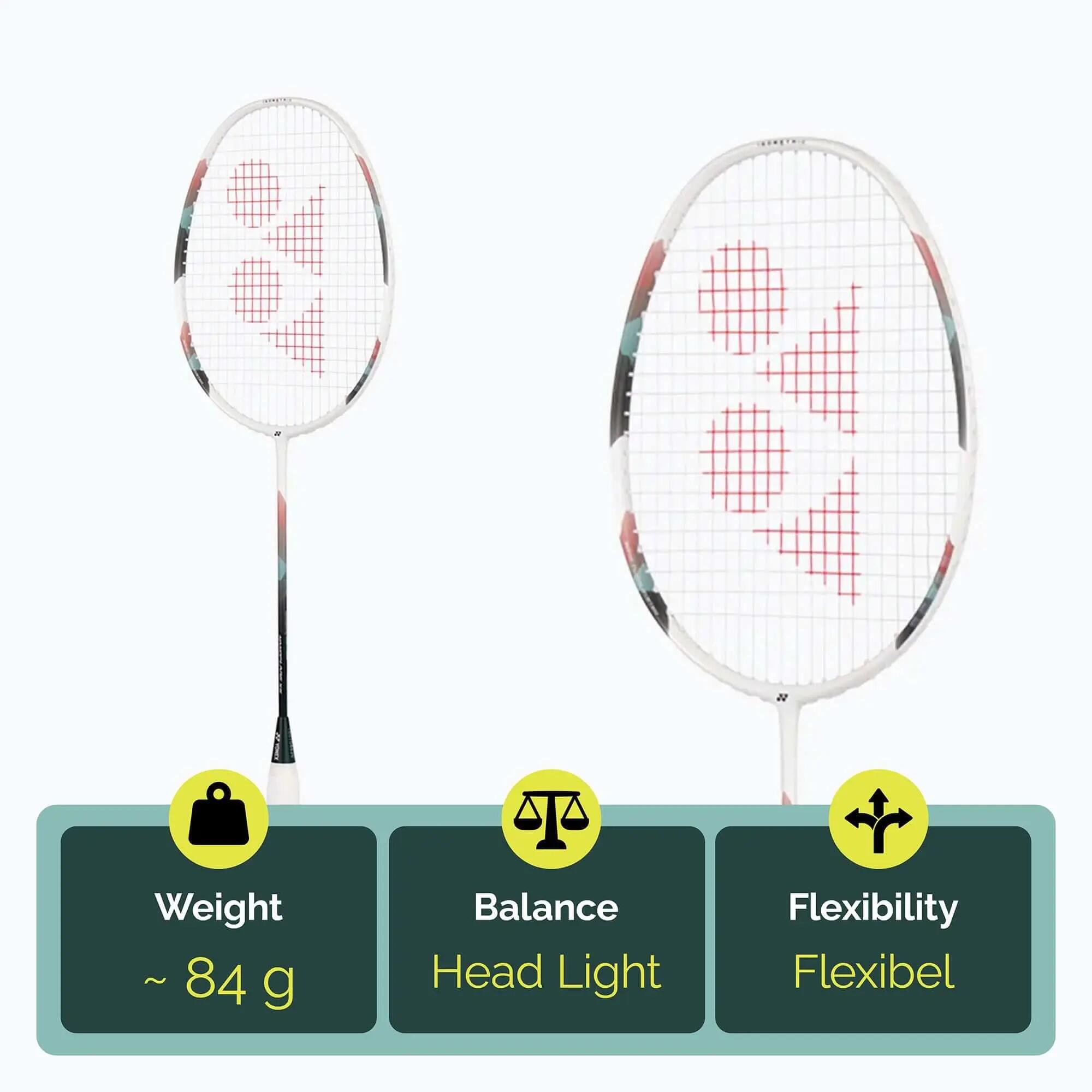 Erwachsene - Badminton - Schläger - Nanoflare X5 - Lachsrosa 3/3