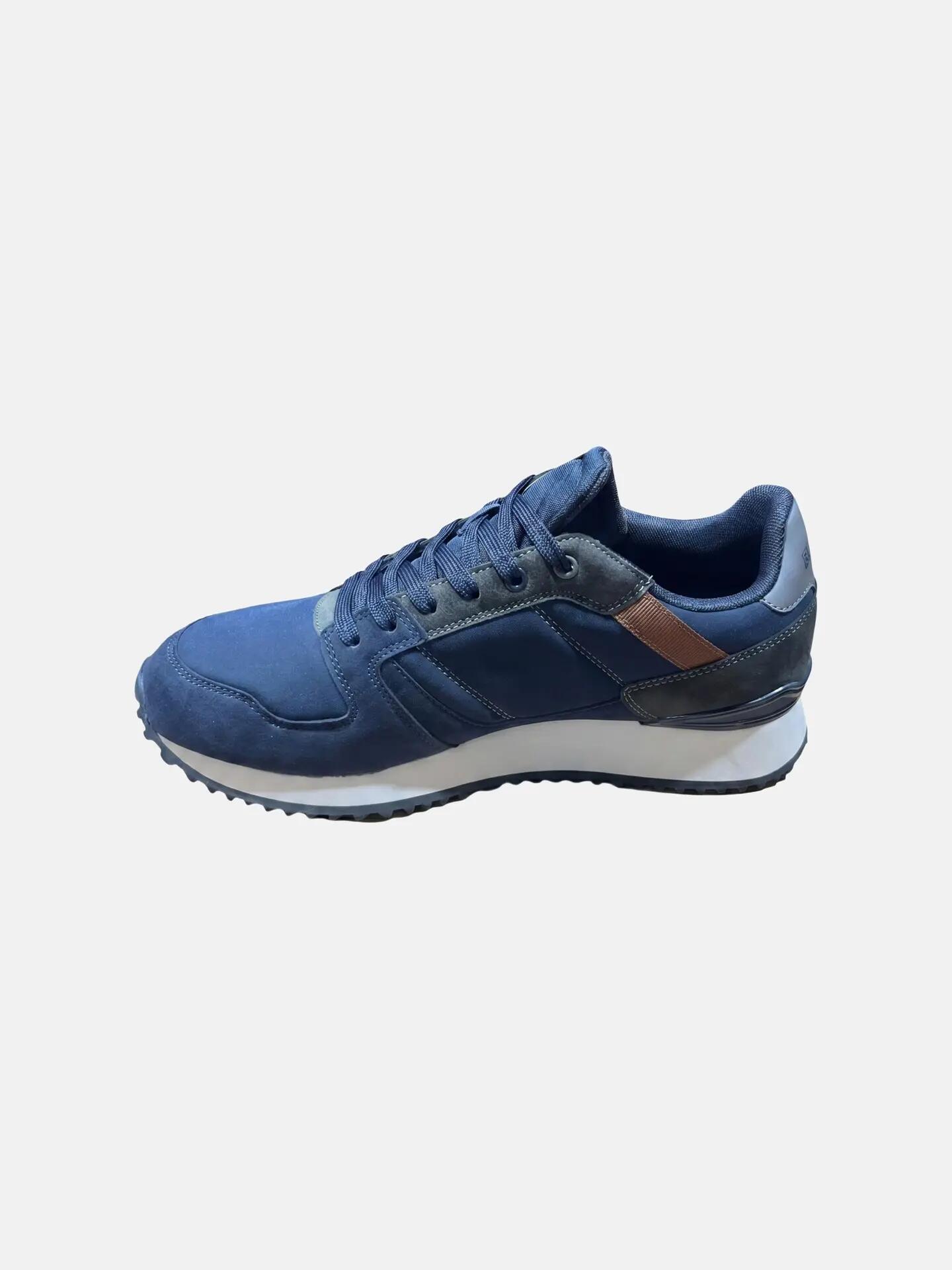 Sneakers Napapijri bărbat gri albastru cu șireturi - Casual platform 4/7
