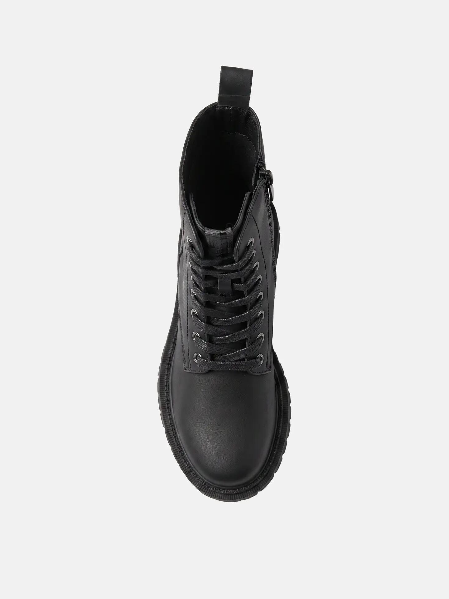 Napapijri dames laarzen zwart met veters en platform - Sneakers boots 3/7