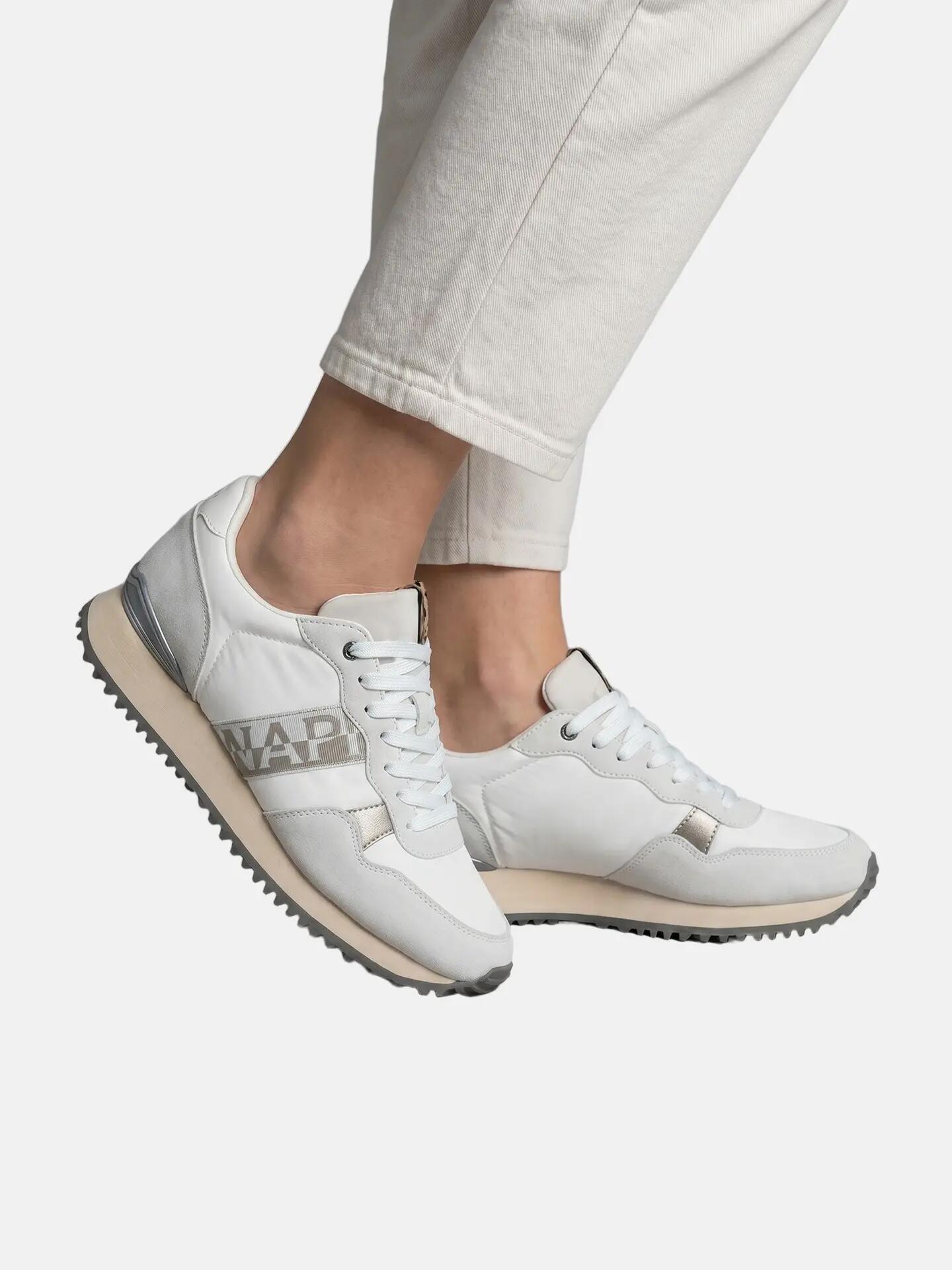 Napapijri Dames Sneakers Beige met Veters Platform Casual 6/7