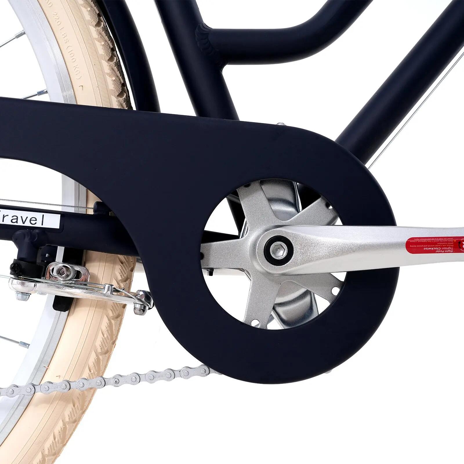 Stadsfiets EM10 – 28" – 6 Versnellingen – Aluminium Frame – V-Brakes 8/15