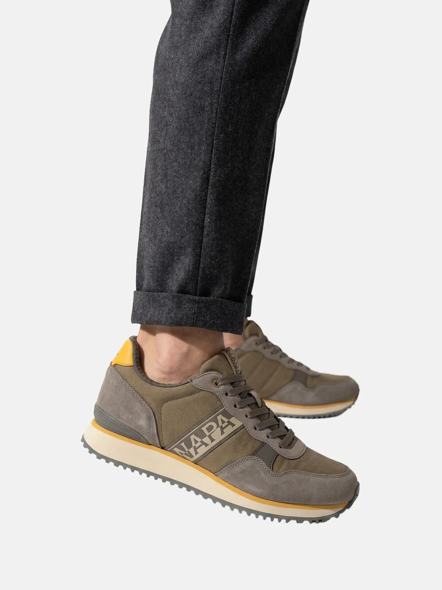 Sneakers Bărbați Napapijri Maro cu Șireturi - Casual Platform 5/7