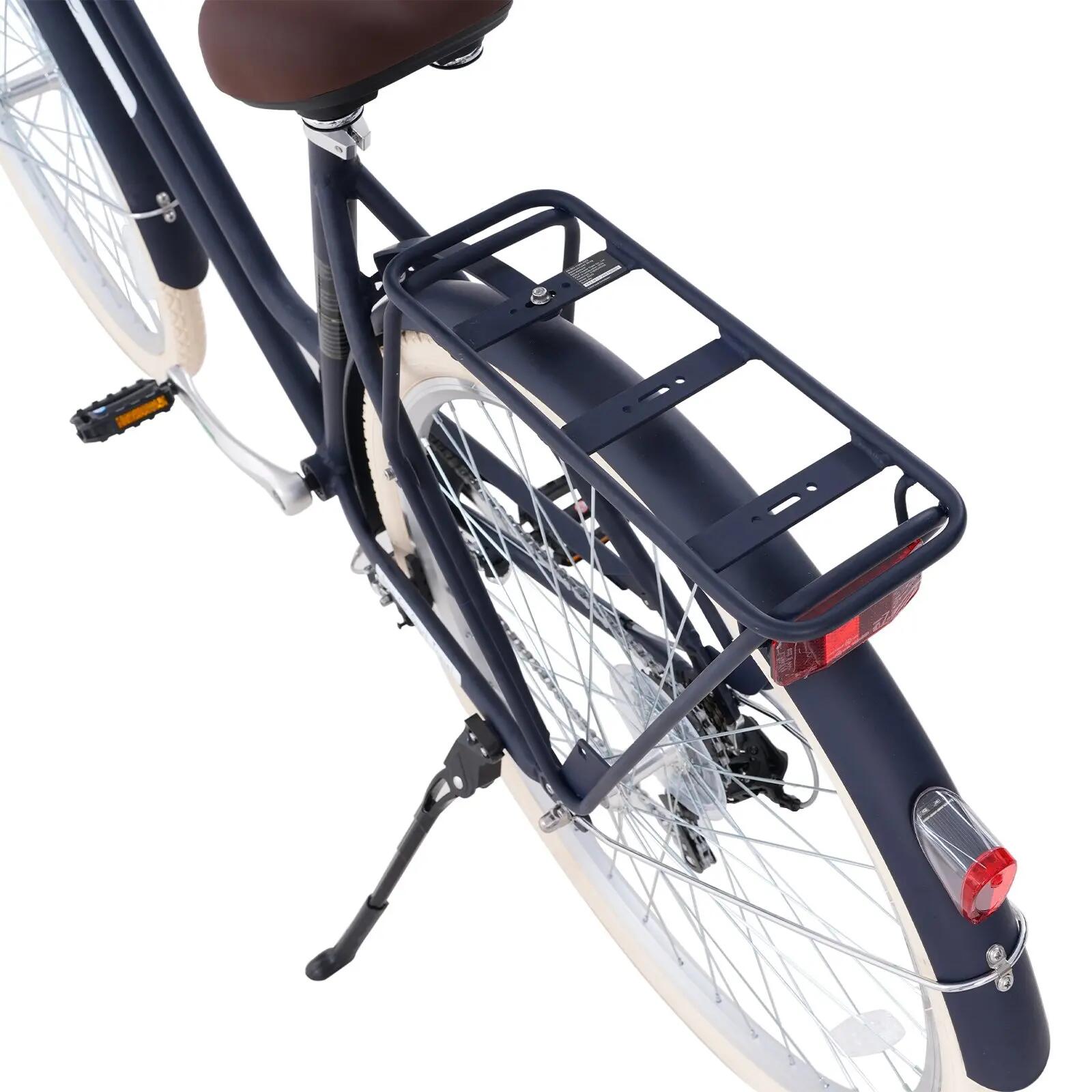 Stadsfiets EM10 – 28" – 6 Versnellingen – Aluminium Frame – V-Brakes 12/15