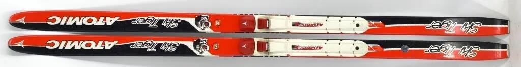 Second life - Narty biegowe Atomic Ski Tiger 130 cm - stan dobry 2/10