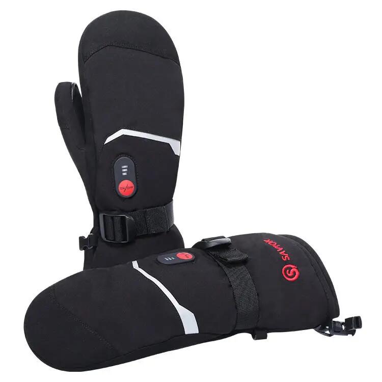 Verwarmde skihandschoenen met USB, touchscreen en waterdicht 3/7