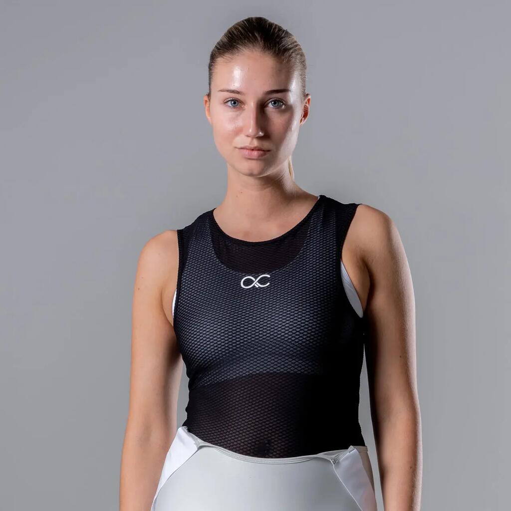 Dámske spodné cyklistické tričko Base Layer bez rukávov