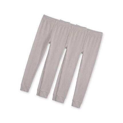 Kinder Ski lange Unterhose elastischer Bund Feinripp Gr. 122-164 3er Pack