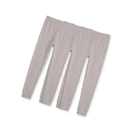 Kinder Ski lange Unterhose elastischer Bund Feinripp Gr. 122-164 3er Pack