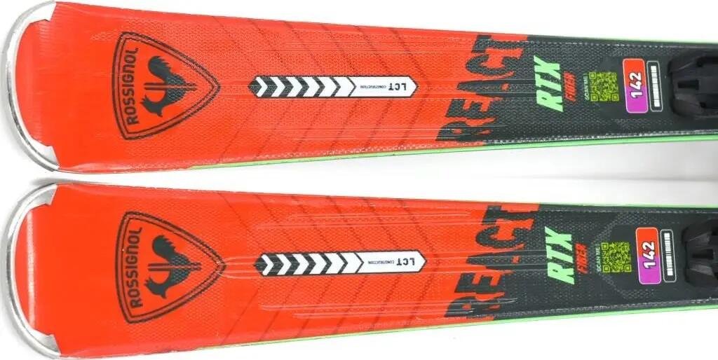 Second Life - Narty Rossignol REACT RTX FIBER 142 cm stan dobry 3/11