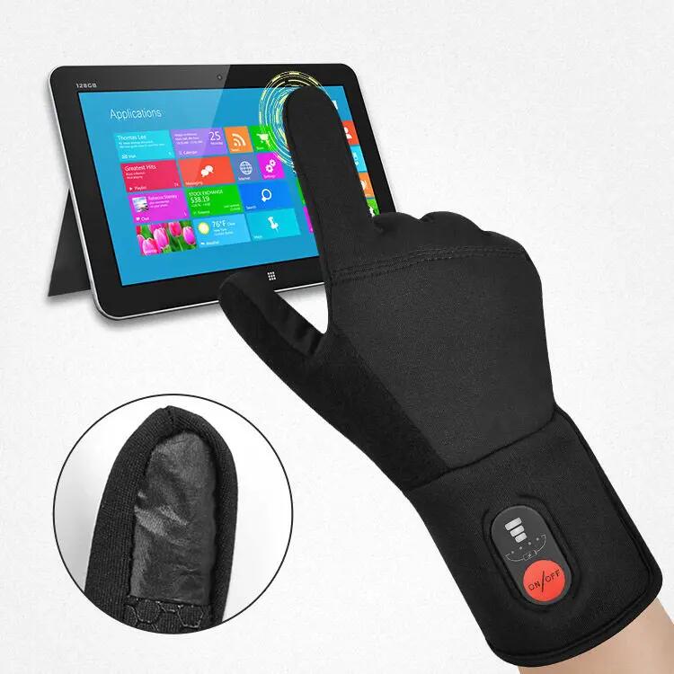 Dünne, gefütterte, wiederaufladbare beheizbare Handschuhe für Outdoor 5/6