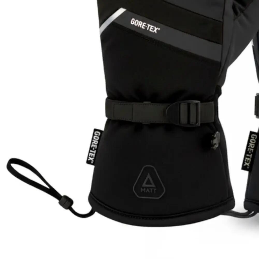 MATT men’s ski gloves: Torb Mitten Gore-Tex® mittens – Black 3/3