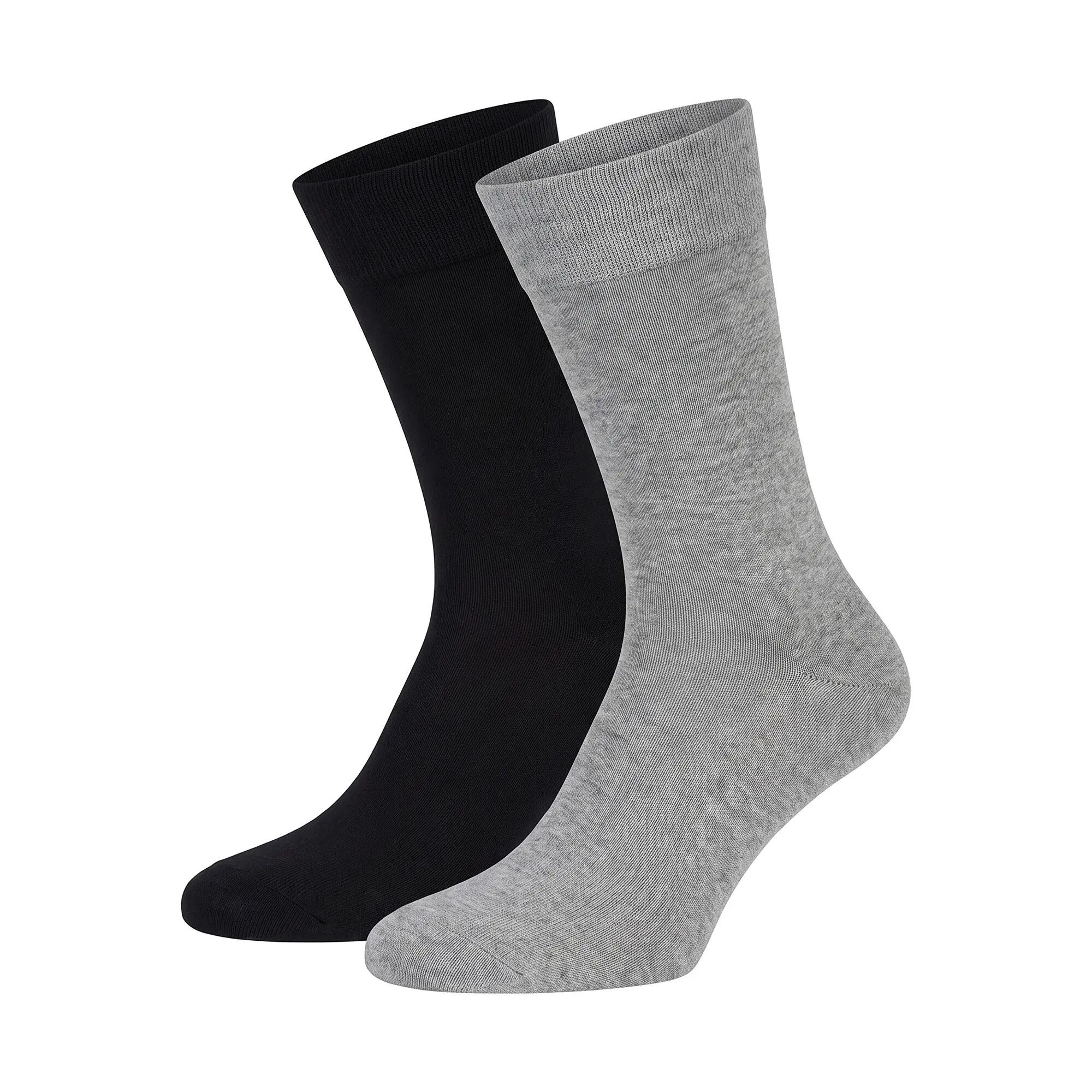 Herren Freizeitsocken Baumwolle Übergröße 47-50 Komfortbund flache Naht 6 Paar 2/5