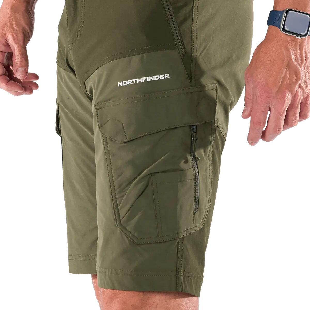 Pánské outdoorové hybridní kapsáčové šortky CASTOR 9/10