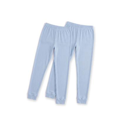 Damen Skiunterhose lange Unterhose mit Innenfleece Baumwolle Polyester 2er Pack