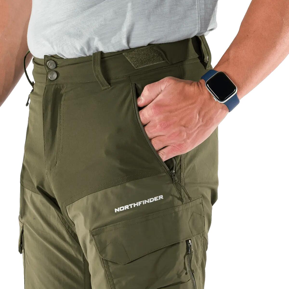 Pánské outdoorové hybridní kapsáčové šortky CASTOR 6/10