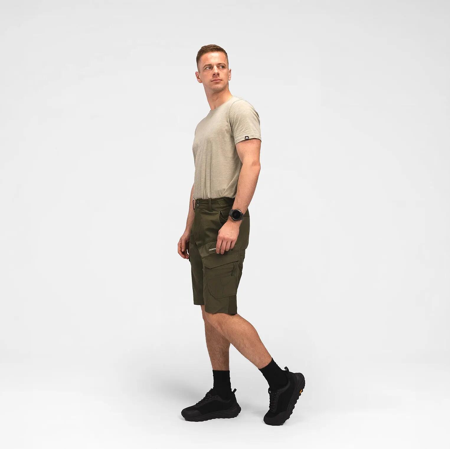 Pánské outdoorové hybridní kapsáčové šortky CASTOR 5/10