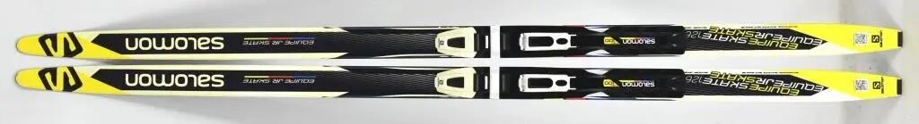 Second life - Narty biegowe Salomon Equipe JR Skate 126 cm - stan dobry 2/10