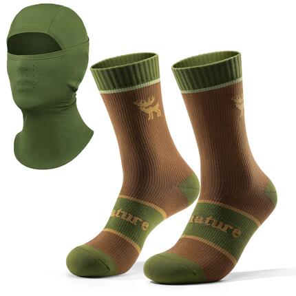 Set Winter Balaclava + wasserdichte Socken für Outdoor-Sport