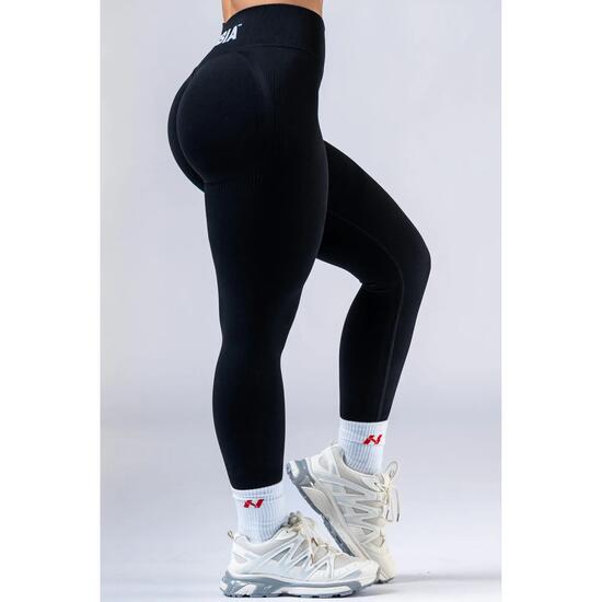 Push-up Leggings mit hohem Bund POWER 888 Dunkelviolette