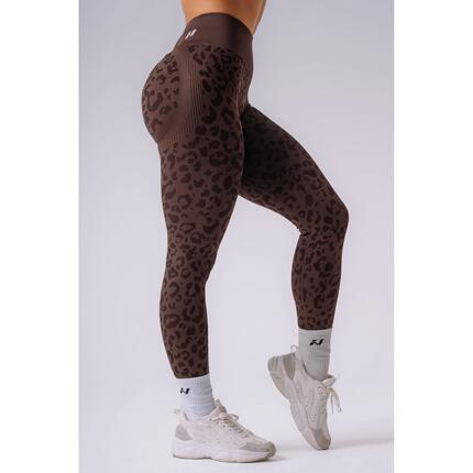 Push-Up Kompressionsleggings mit Leopardenmuster PRIMAL 849 BLUE LEOPARD