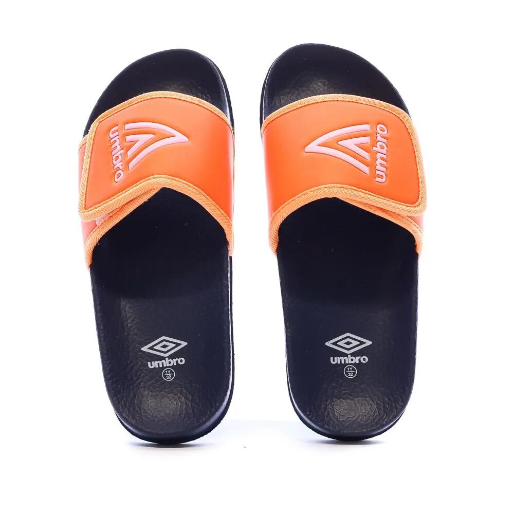 Chanclas Umbro Tao Naranja/Marino para Niño 4/4