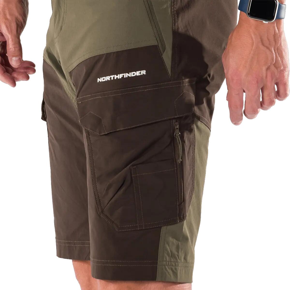 Pánské outdoorové hybridní kapsáčové šortky CASTOR 9/10