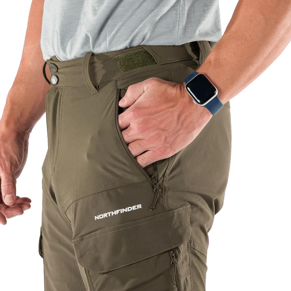 Pánské outdoorové hybridní kapsáčové šortky CASTOR 6/10