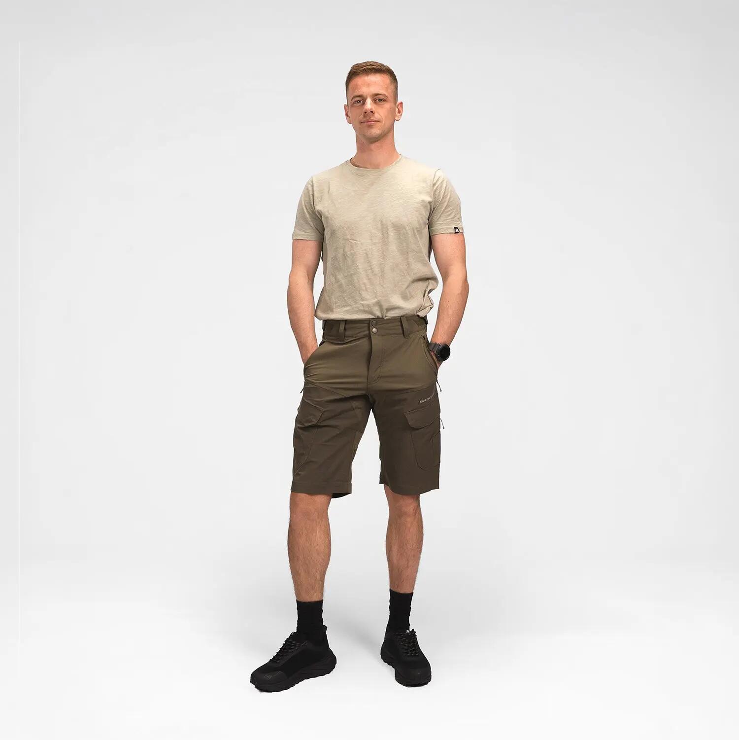 Pánské outdoorové hybridní kapsáčové šortky CASTOR 5/10