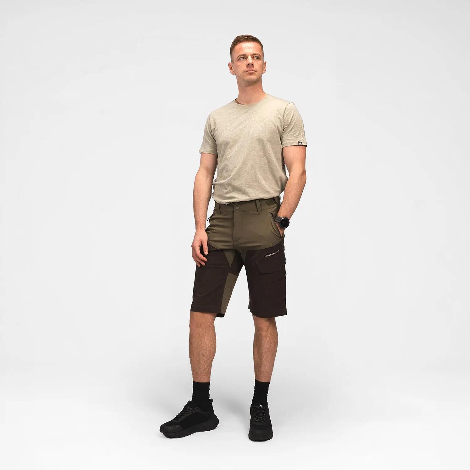 Pánské outdoorové hybridní kapsáčové šortky CASTOR 7/10