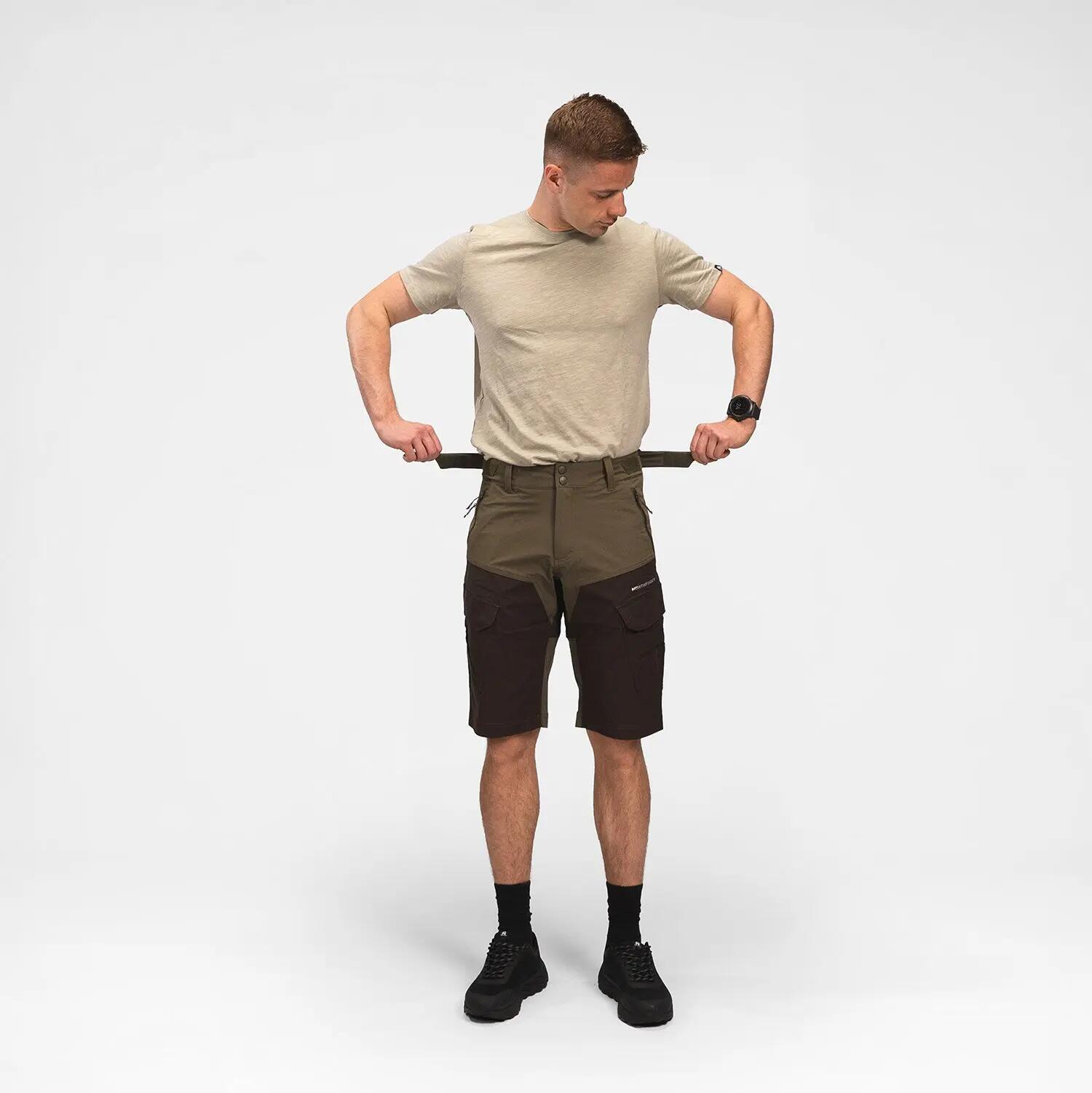 Pánské outdoorové hybridní kapsáčové šortky CASTOR 5/10