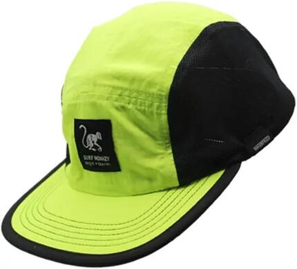 Casquette de running 5 panneaux – recyclée – imperméable (Gris plomb)