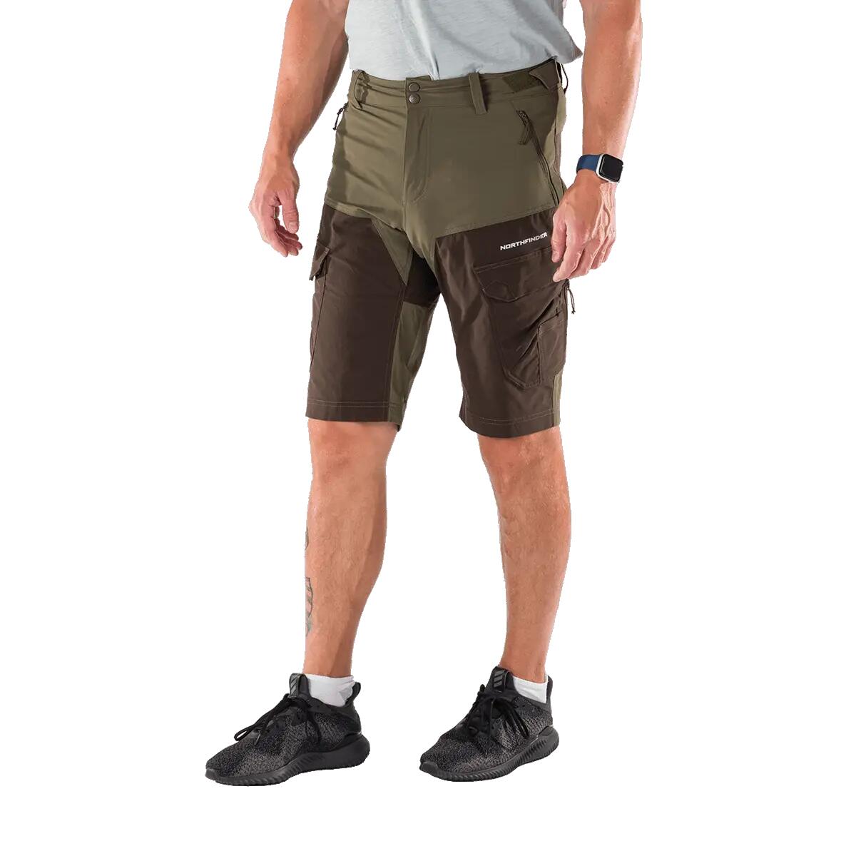 Pánské outdoorové hybridní kapsáčové šortky CASTOR 2/10