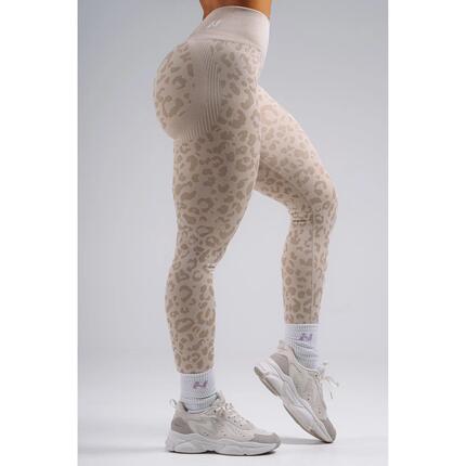 Push-Up Kompressionsleggings mit Leopardenmuster PRIMAL 849 BLUE LEOPARD