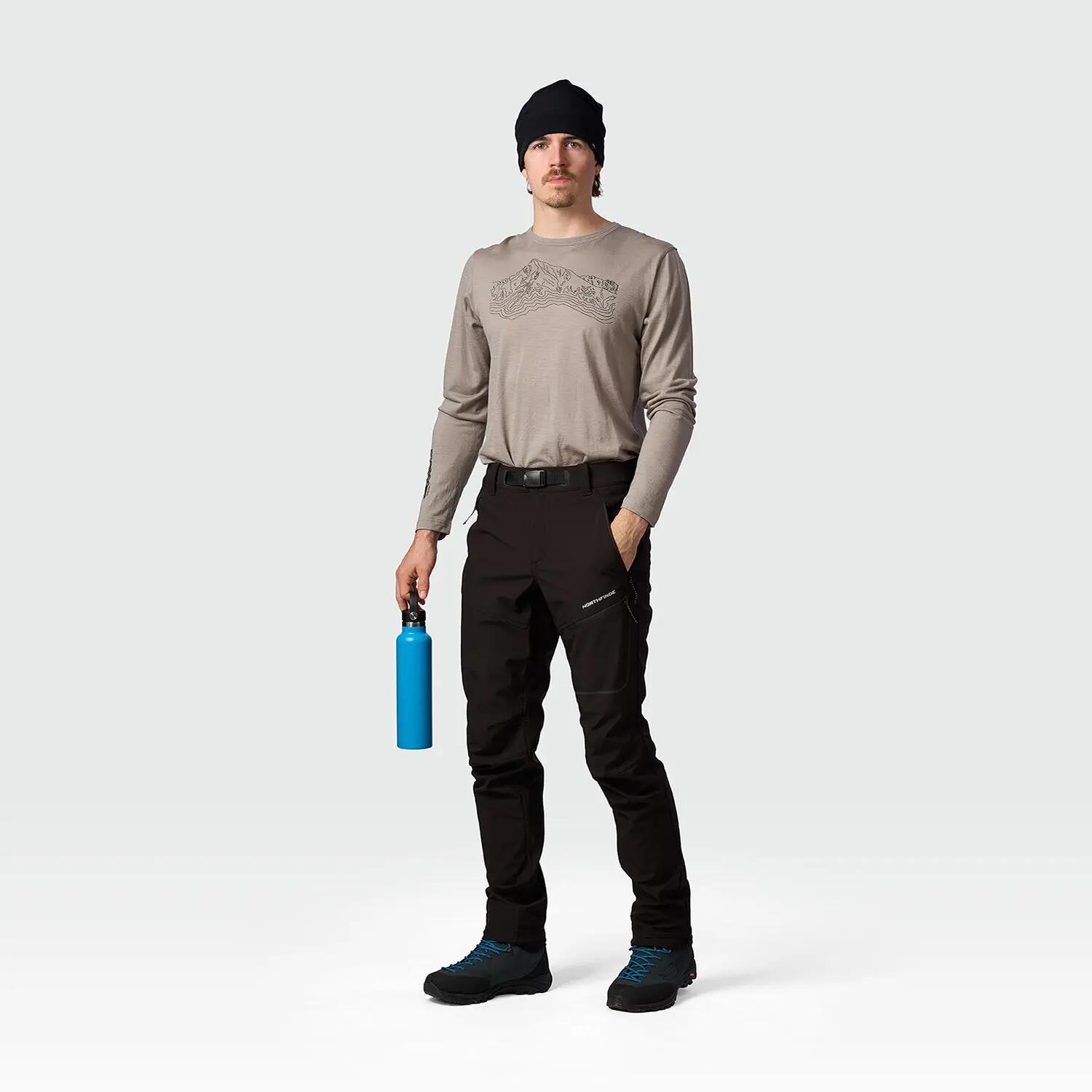 Pánské trekingové kalhoty GOBERTO, 3vrstvý softshell 3/6