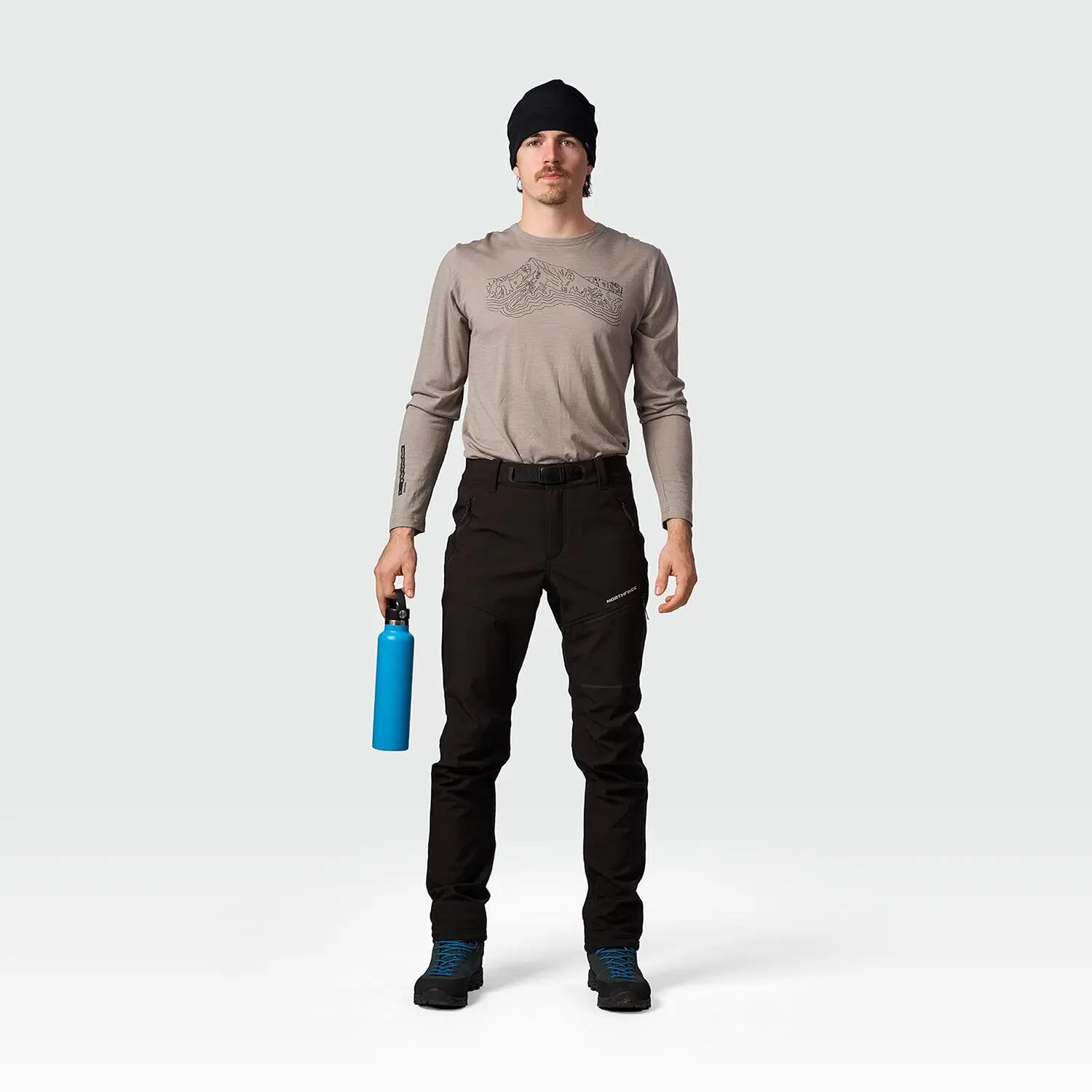 Pánské trekingové kalhoty GOBERTO, 3vrstvý softshell 2/6