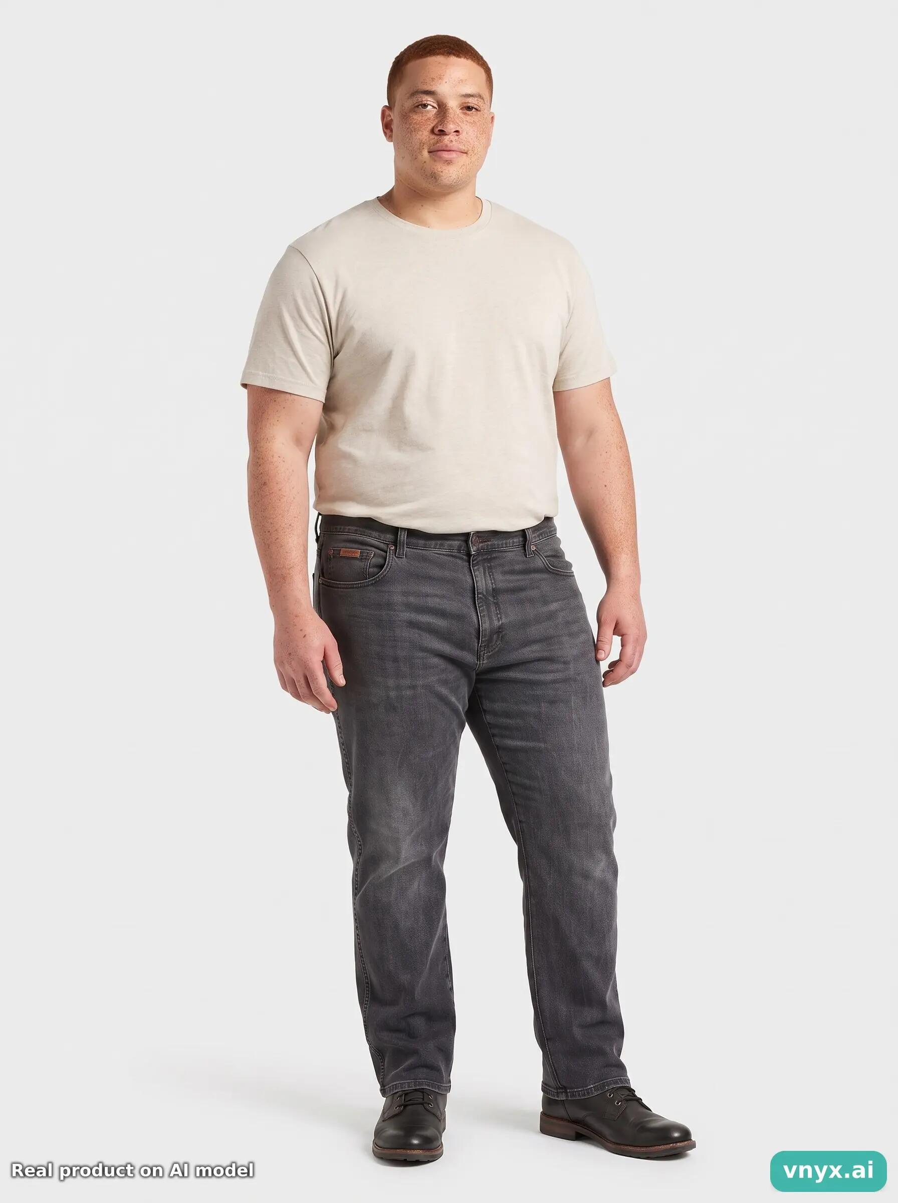 Second Life - Vintage Wrangler Charcoal Jeans Men W40 L34 6/6